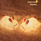 Big Face Rabbit Night Light Cute Silicone Touch Lamp
